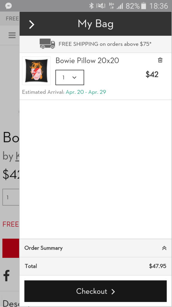 Good mobile checkout 