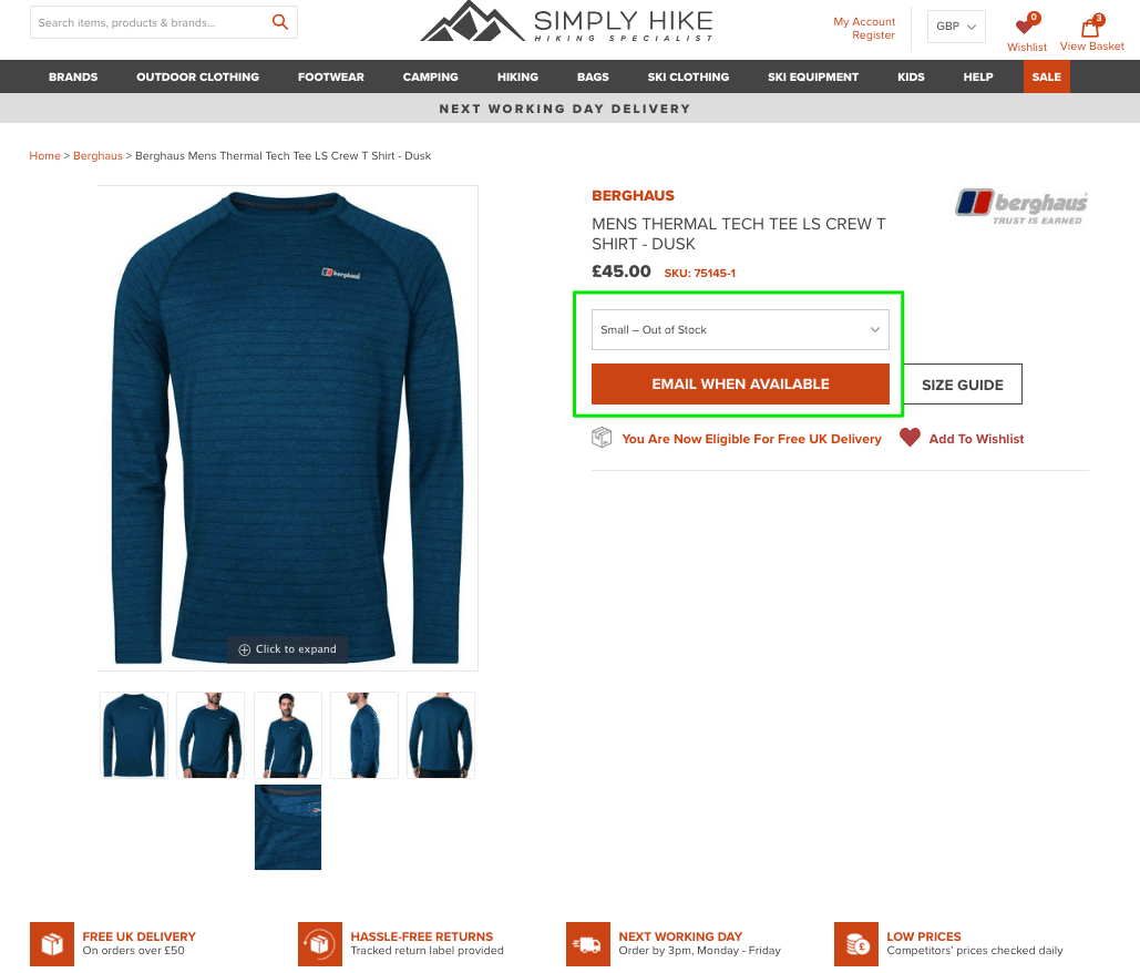 Out of stock