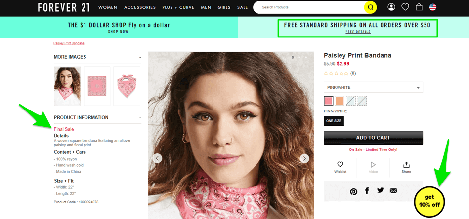 Ecommerce promotion