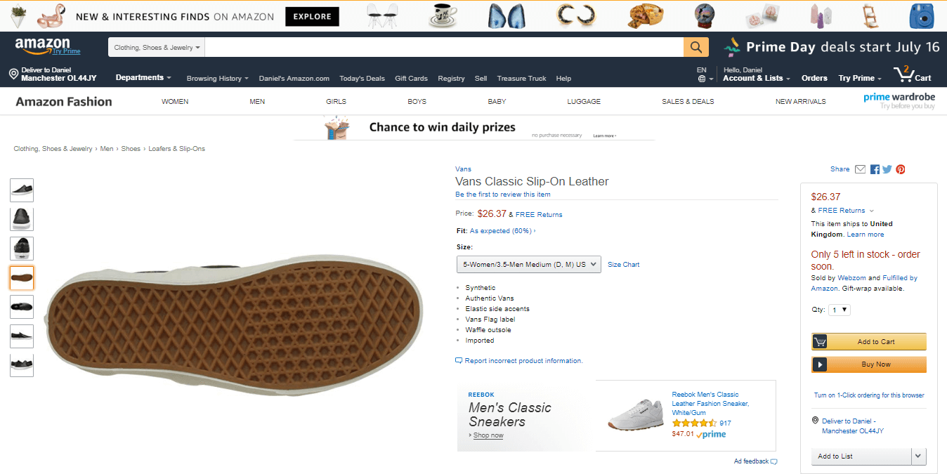 Ecommerce product page copy