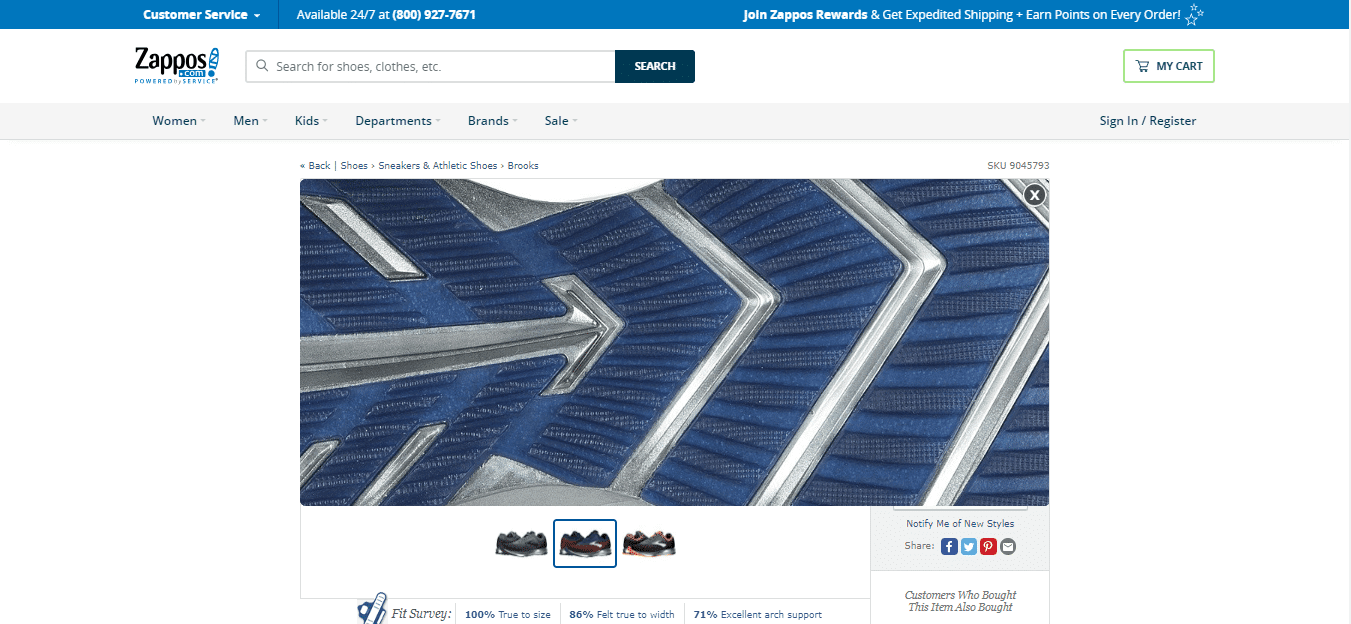 Product page picture