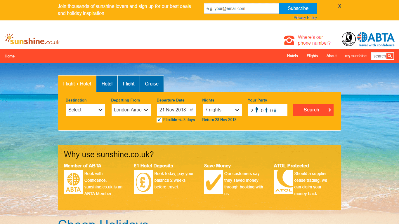 Sunshine?s Value Proposition