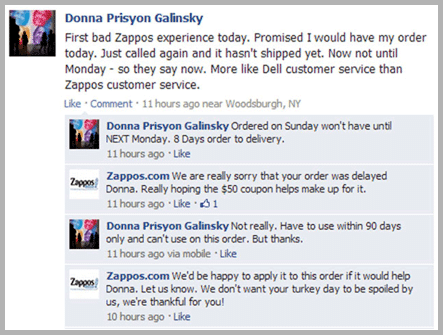 Building a reputation for strong customer service while answering on social media