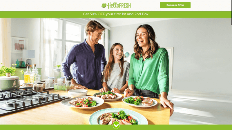 Incredibly simple and clutter-free landing page