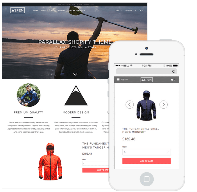 Responsive website