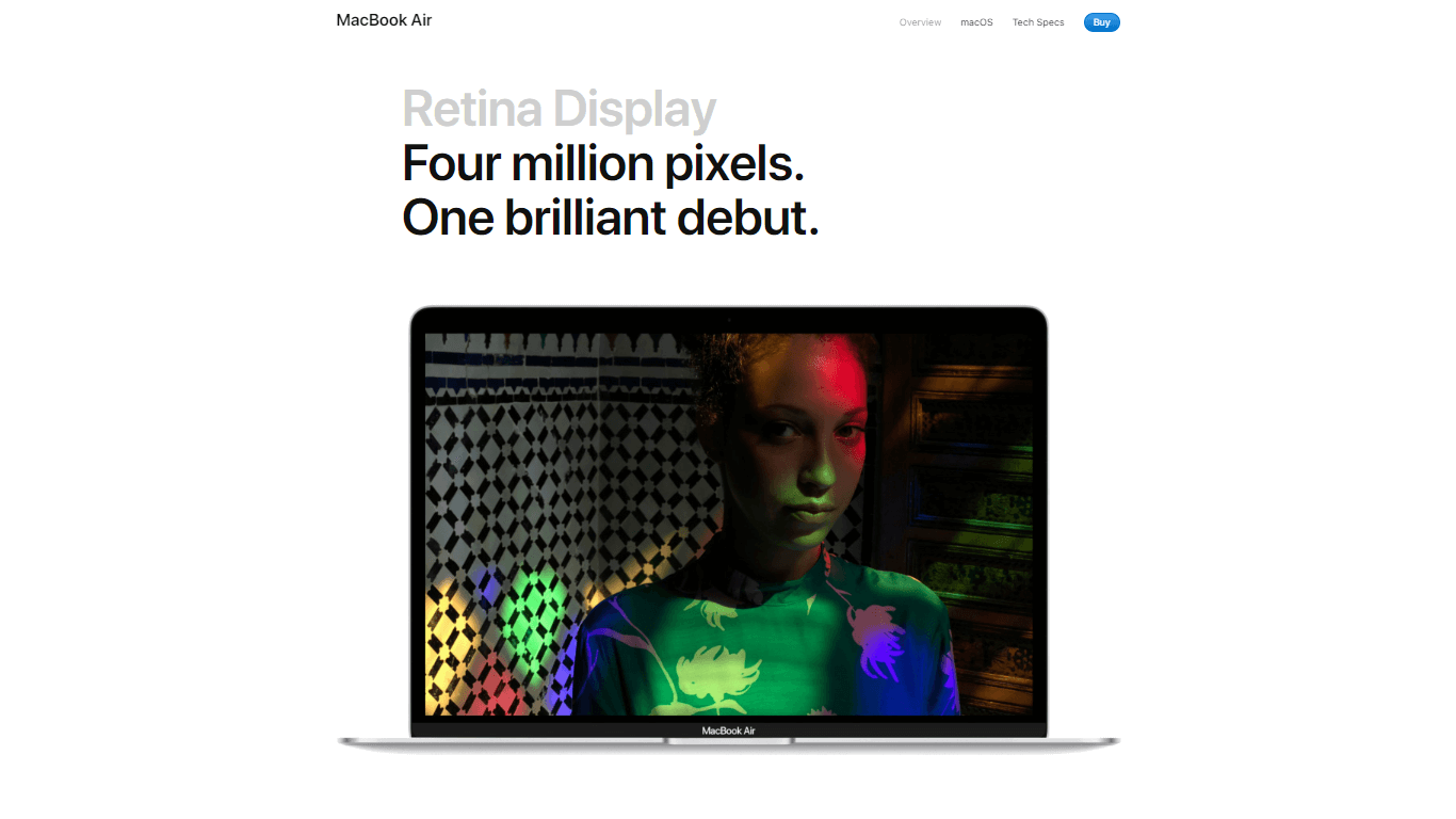 Apple ve minimalist ve çekici tasarımı