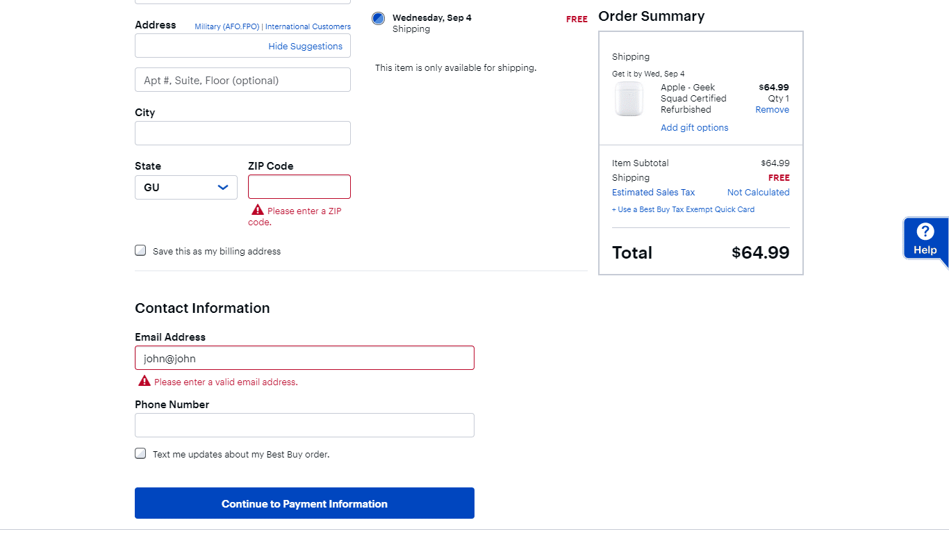 BestBuyは明確な指示を提供します
