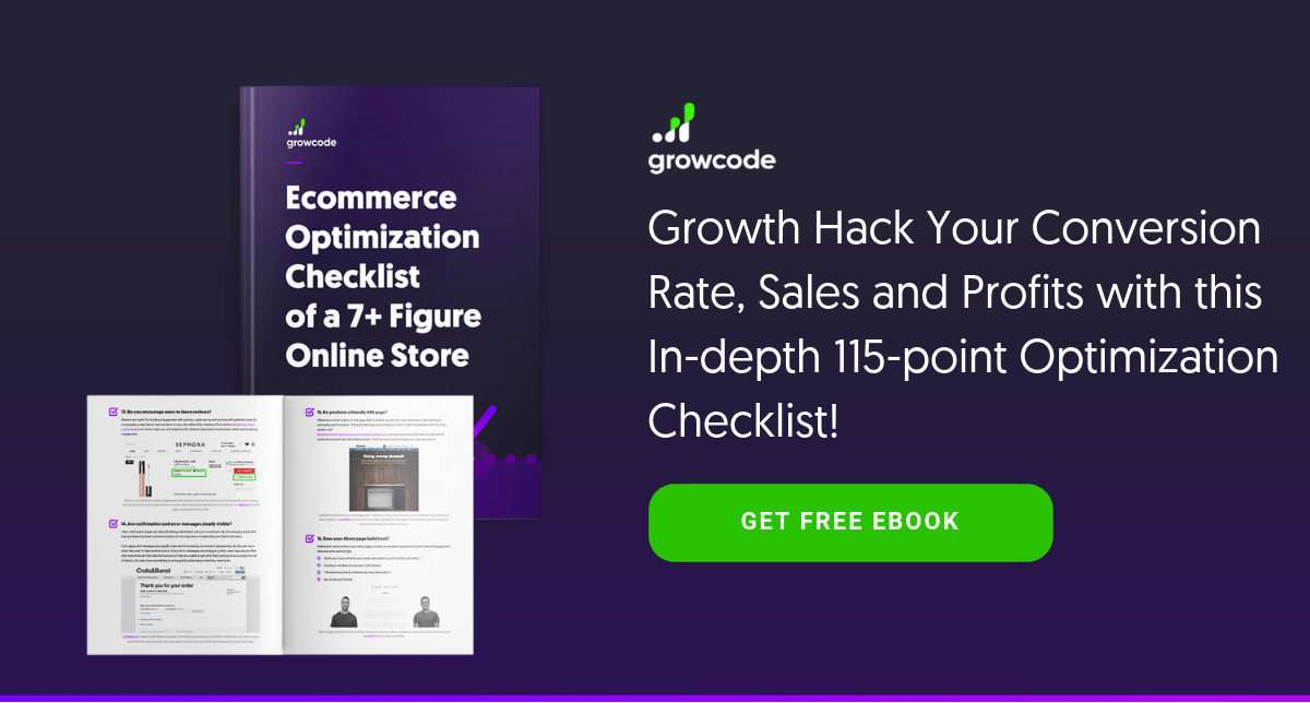 Ecommerce Optimization Checklist