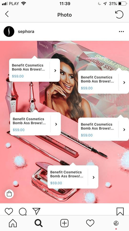 Penandaan produk Sephora