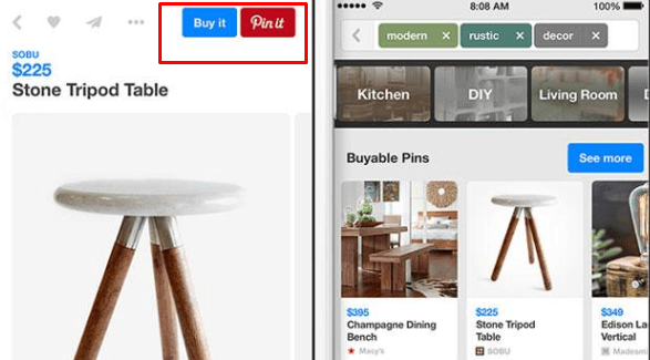 Pin membeli Pinterest