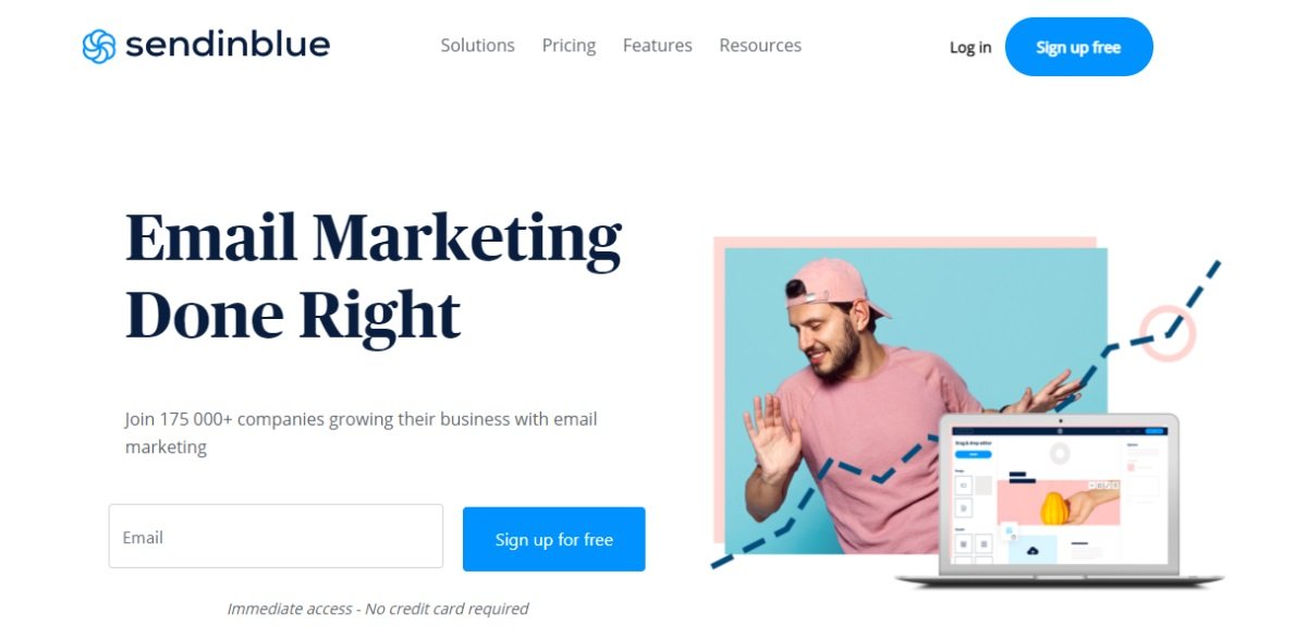 narzędzie do e-mail marketingu sendinblue