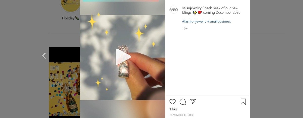 instagramowa rolka wideo