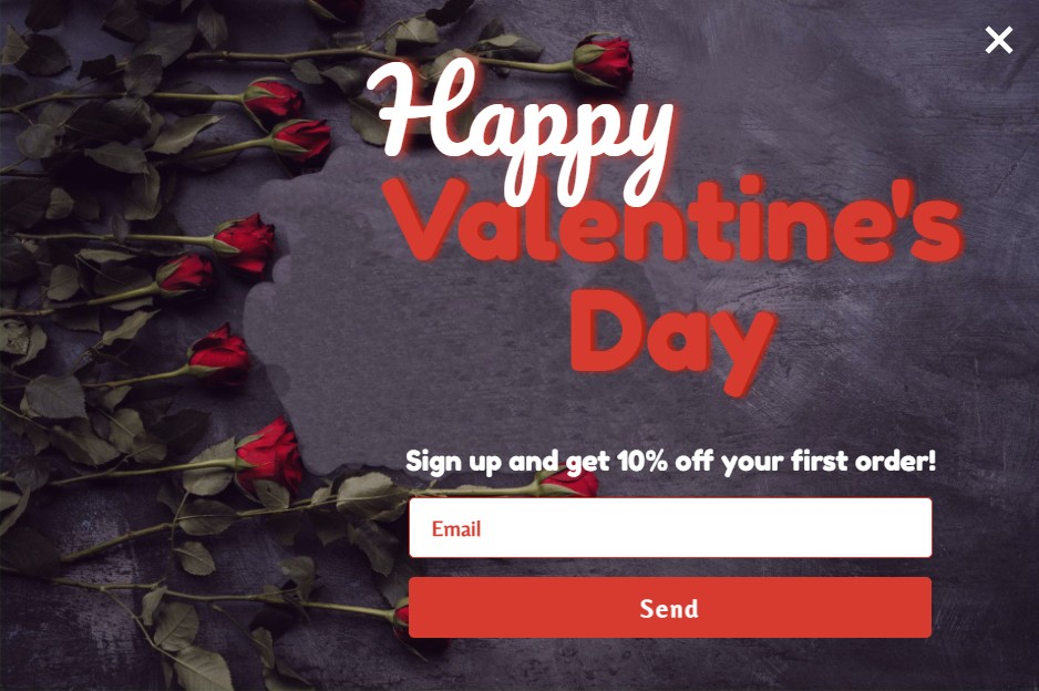 Idee für eine Valentinstags-Kampagne