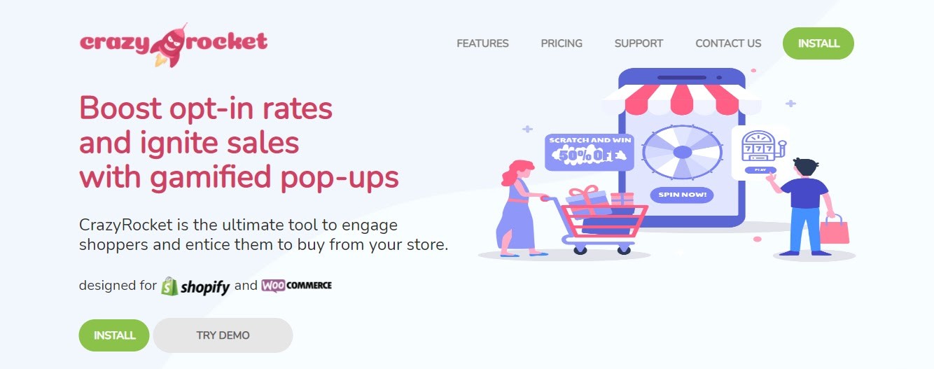 Shopify 럭키 휠 팝업 앱