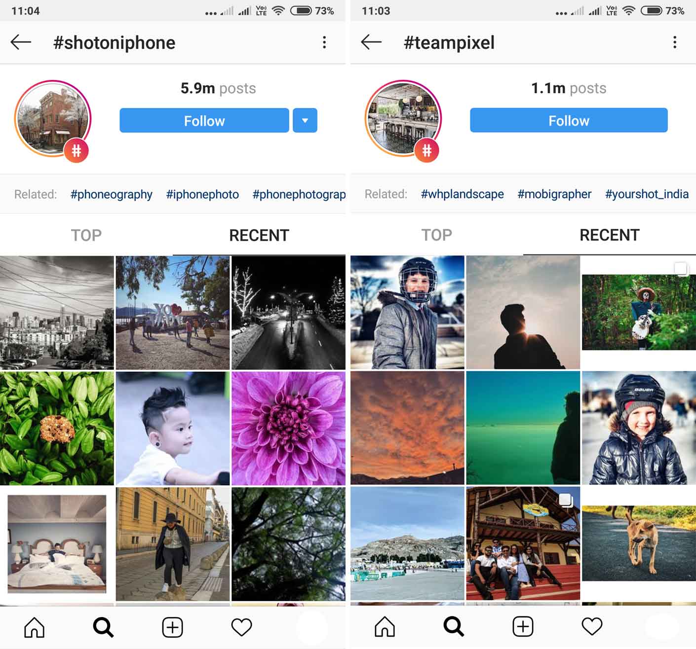 Hashtag Instagram