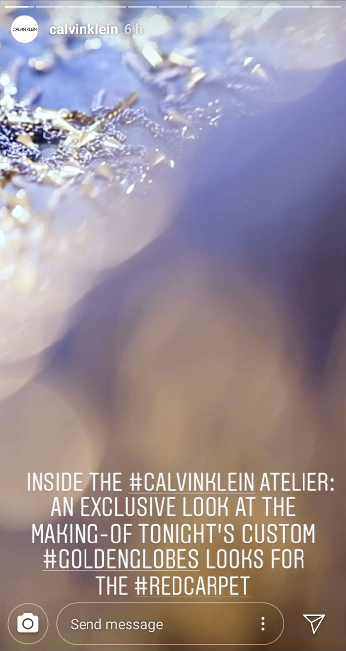 Cerita Instagram Calvin Klein