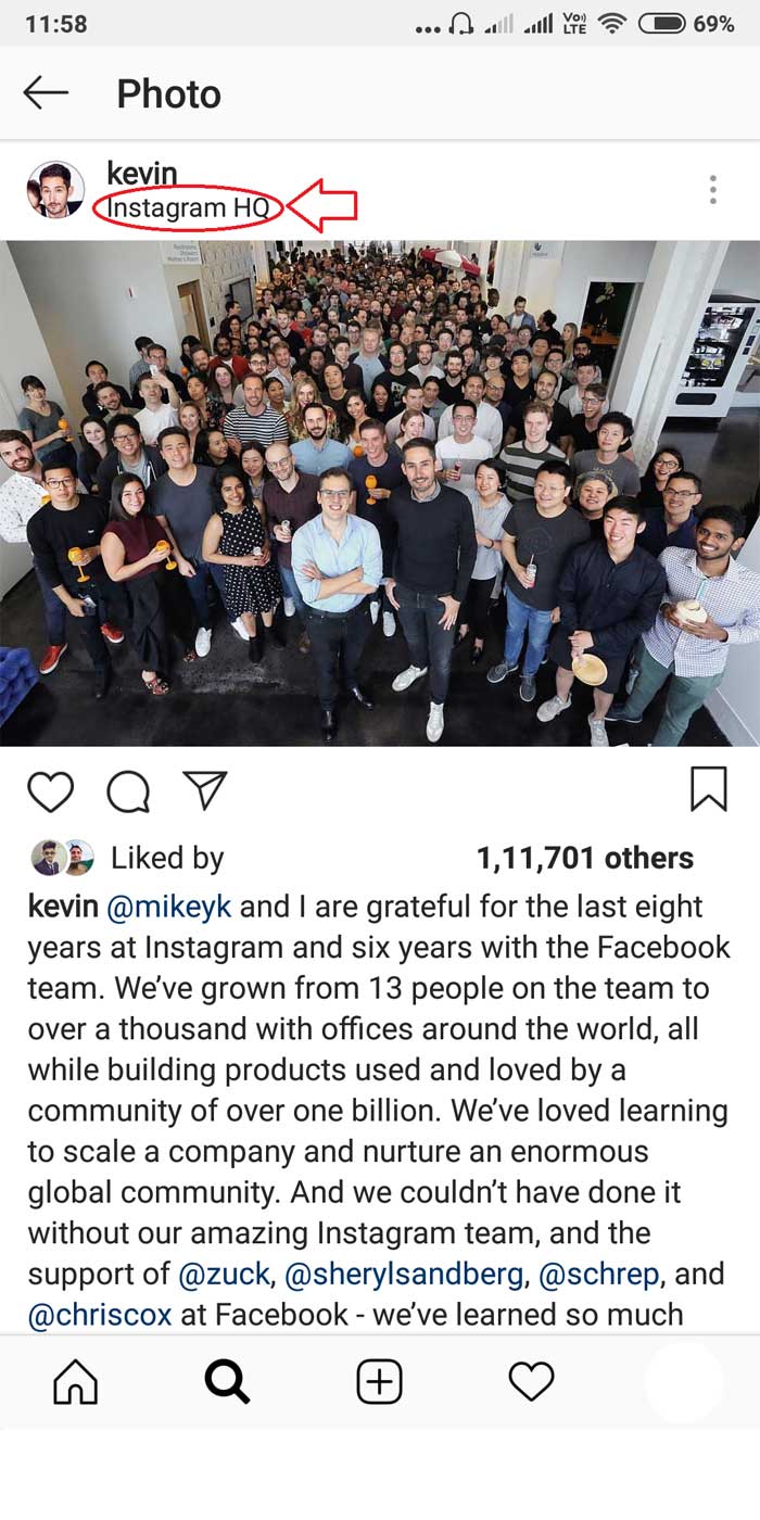 Tandai Lokasi Bisnis di Postingan Instagram