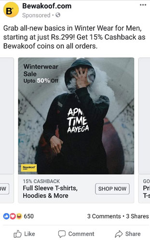 Kampanye Iklan Bewakoof