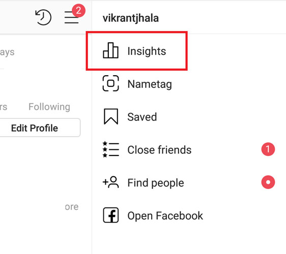 Estatísticas do Instagram