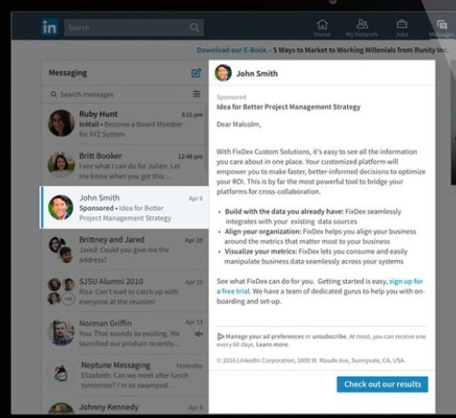 Gunakan Iklan LinkedIn