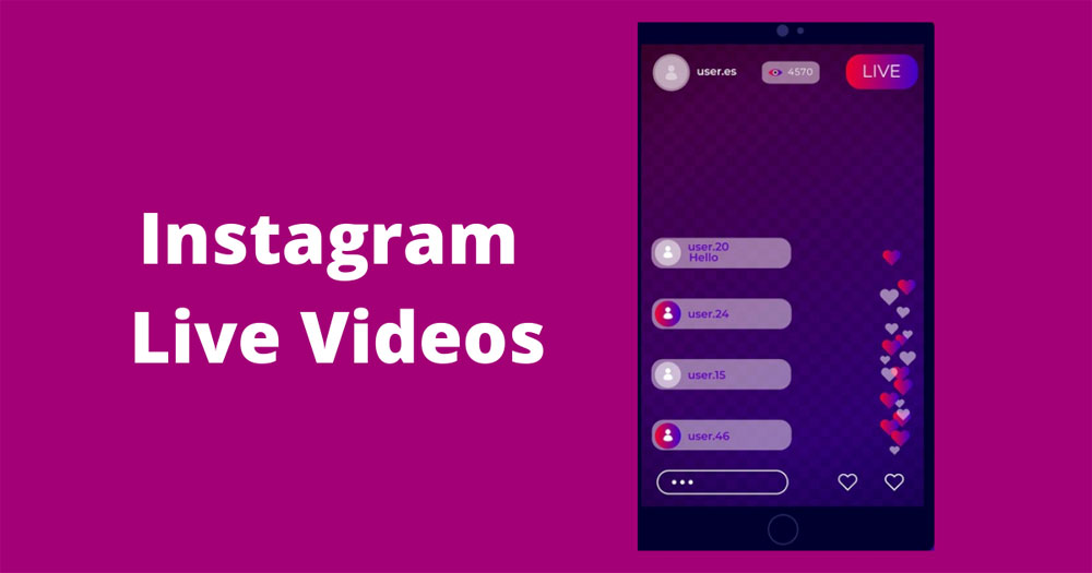 Videoclipuri Instagram Live