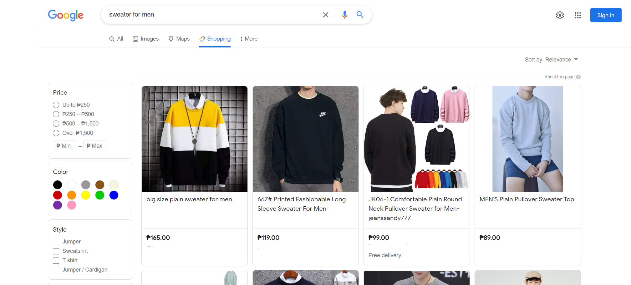 Gunakan Google Belanja