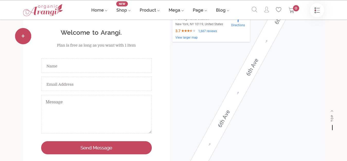 web-tasarım-arangi-iletişim-form-organik-tema