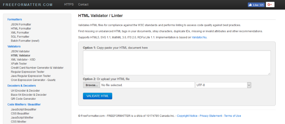HTML-VALIDATOR