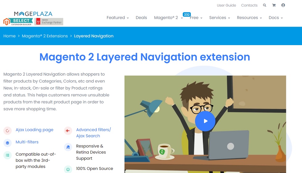 Magento 2 Layered Navigation-Erweiterung