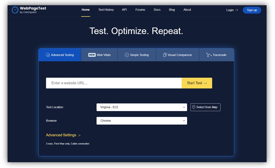 WebPageTest-WordPress-Website-Speed