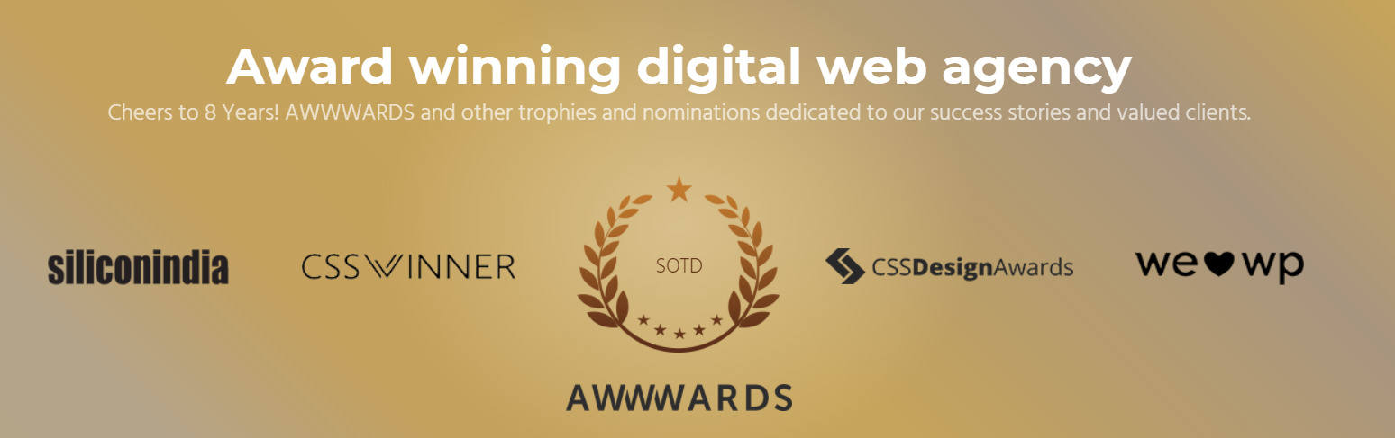 Ödüller kazanan web tasarım geliştirme şirketi Hindistan