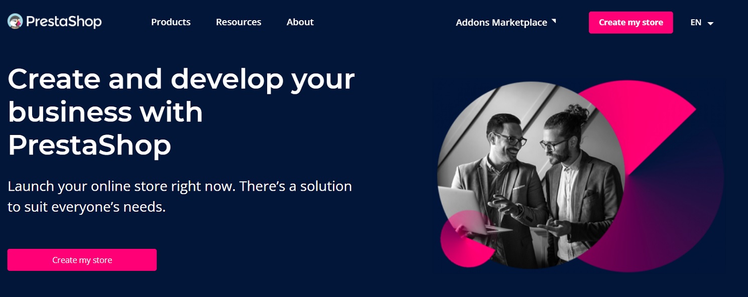 Prestashop - Best eCommerce CMS Platform Website