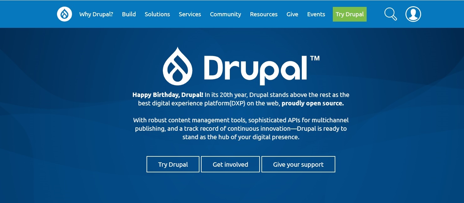 Drupal - Best eCommerce CMS Platform Website