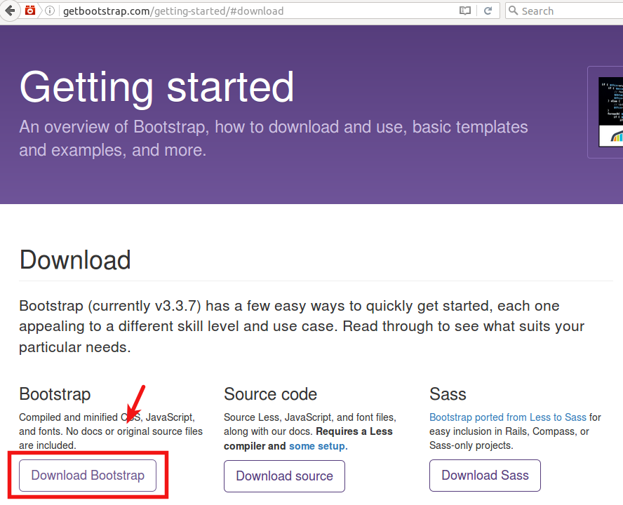 02 unduh tombol bootstrap 02