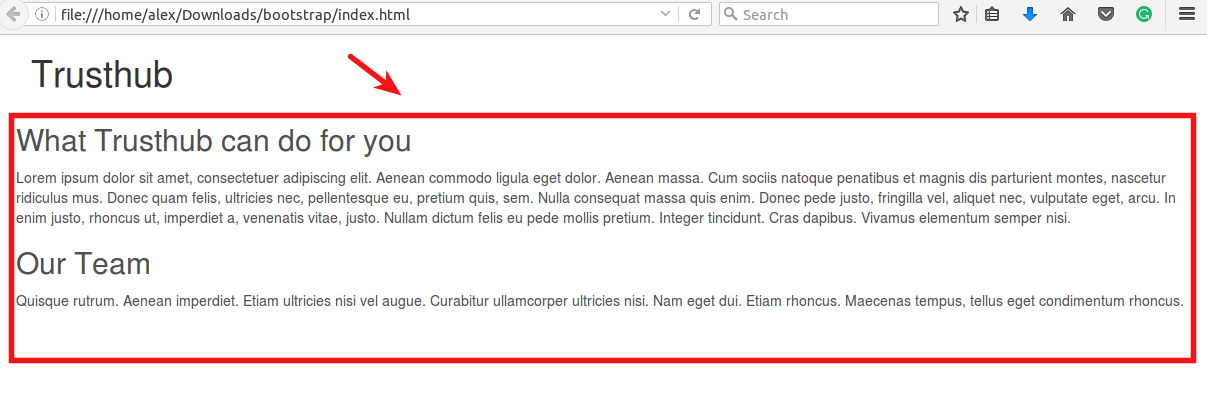 08 konten dan bilah sisi tanpa tata letak bootstrap