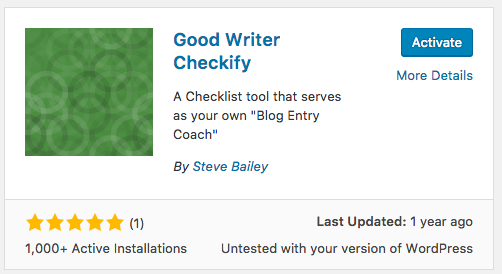 plugin checkify bom escritor