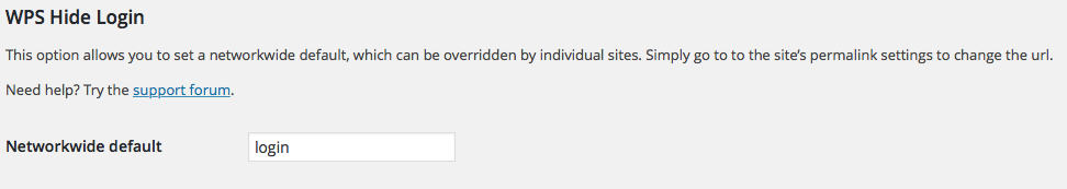 Procure no menu de configurações a opção de configurar o plugin e definir sua URL de login