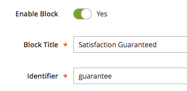 novo bloco magento