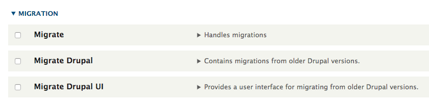 migração