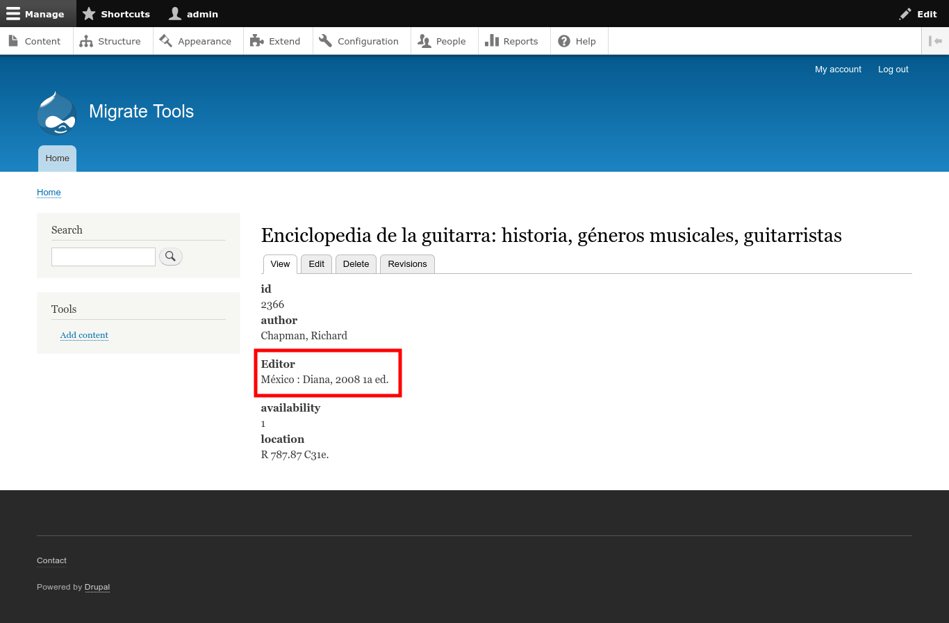 Migrar dados de um arquivo CSV no Drupal 8/9