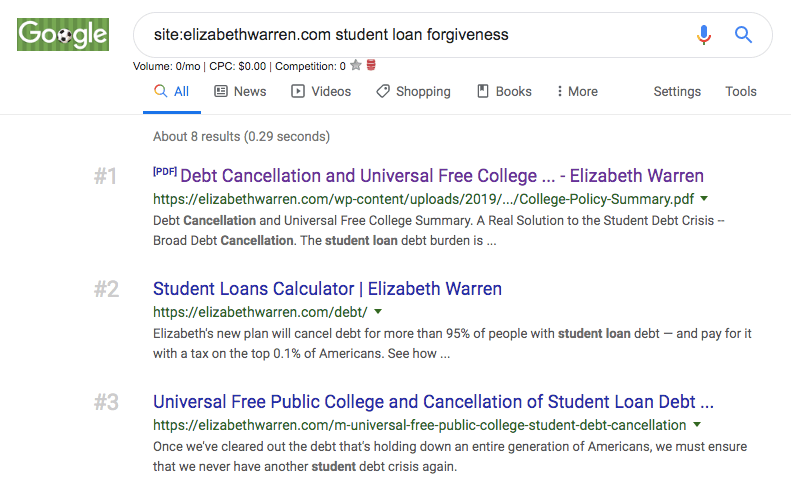 elizabeth warren seo student împrumuturi