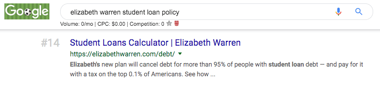 Politica de împrumut pentru studenți liz warren seo