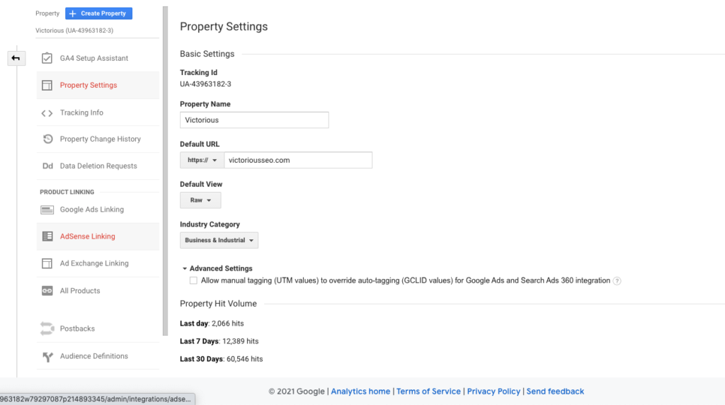 google searchconsole'da özellik ayarları