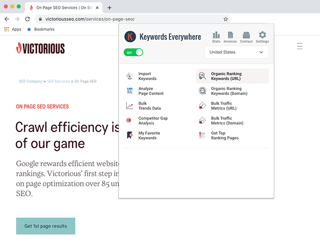 najlepsze słowa kluczowe rozszerzeń seo chrome na całym świecie