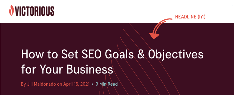 seo blog nagłówek ściągawki