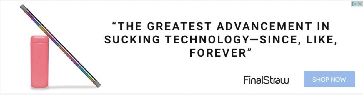Przykład reklamy displayowej Google
