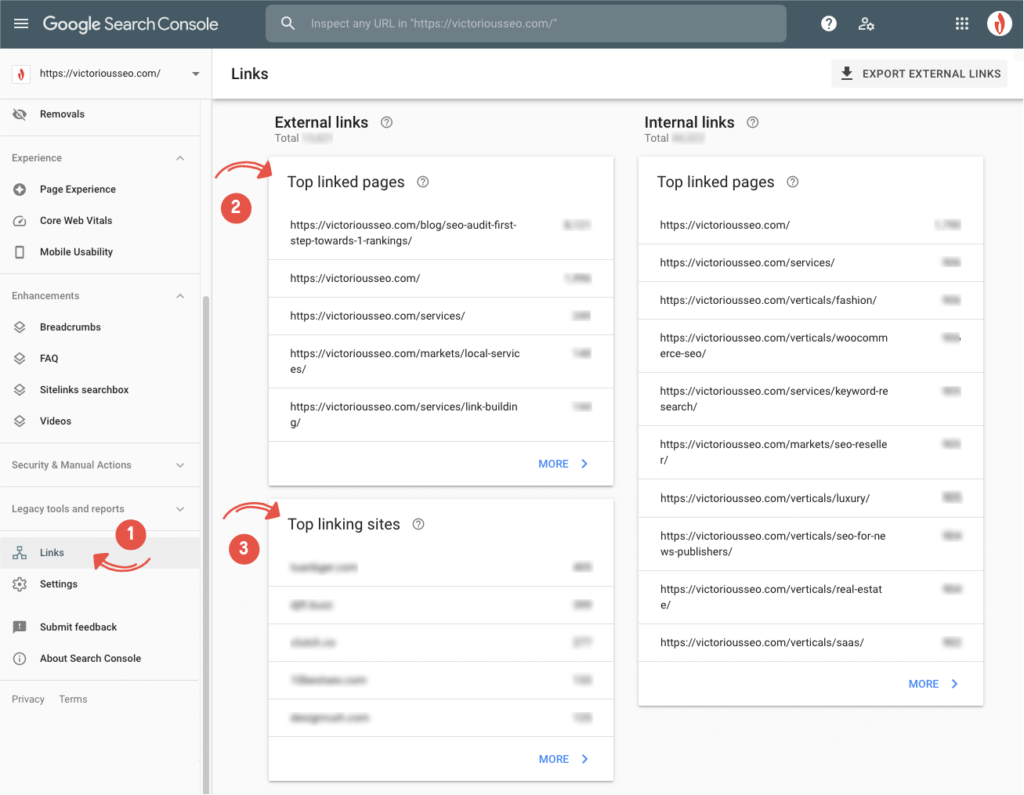 Raportul de conectare la site în Google Search Console