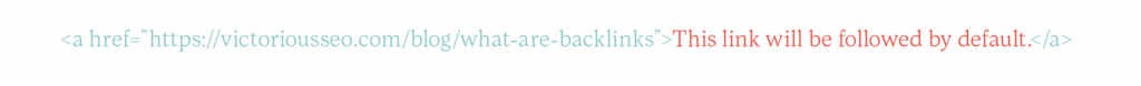 exemplu de backlink dofollow