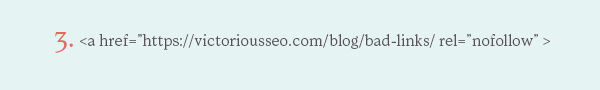 Beispiel für nofollow-Links