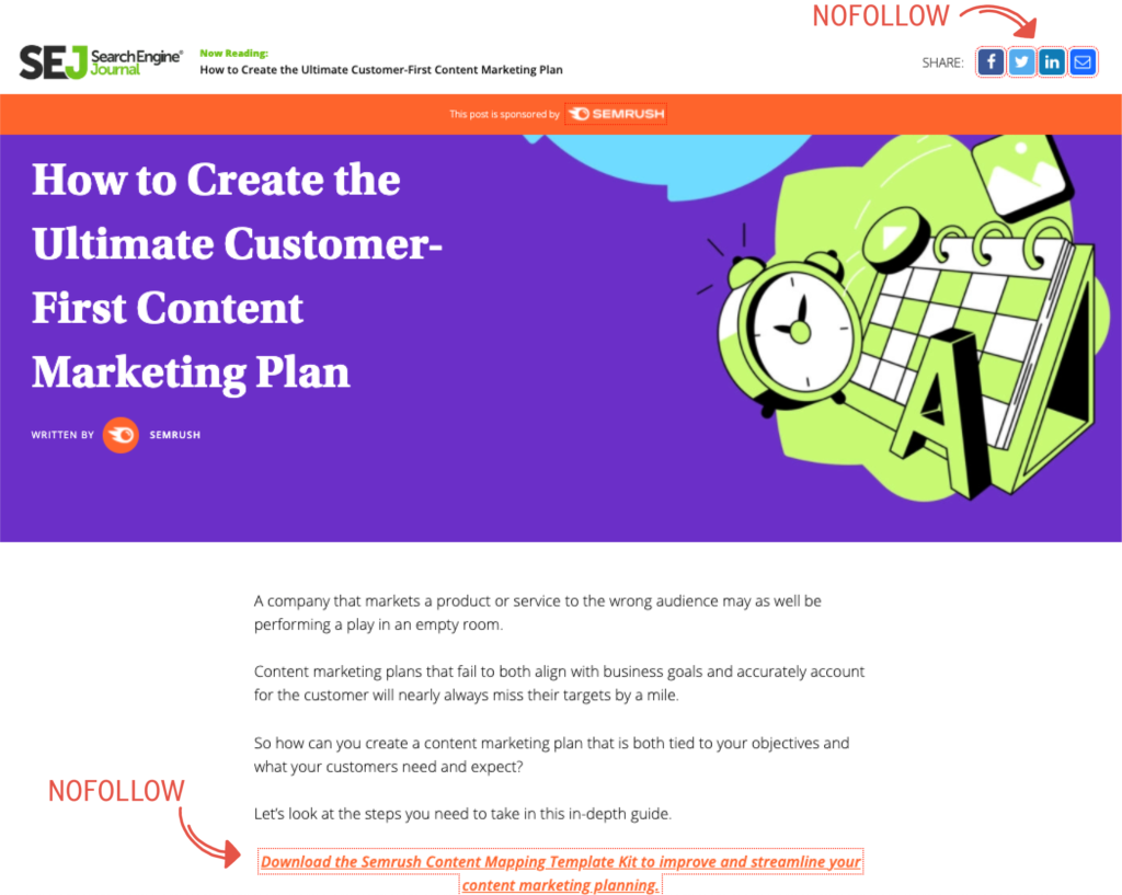 Nofollow-Links